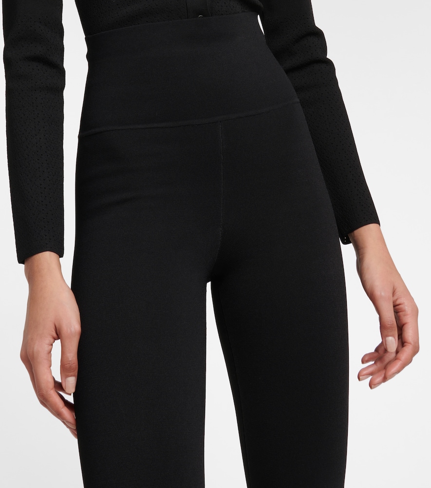 Victoria Beckham Body high-rise split-cuff leggings