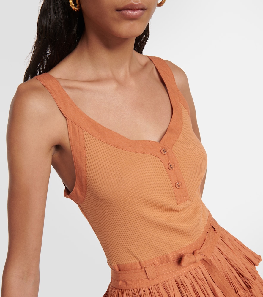 Tiered minidress
