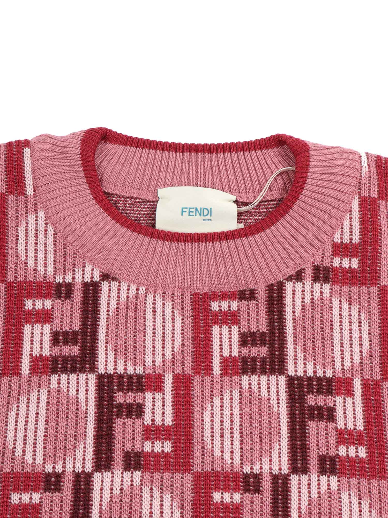 Fendi Jr. Girocollo Ff Dama Knitwe