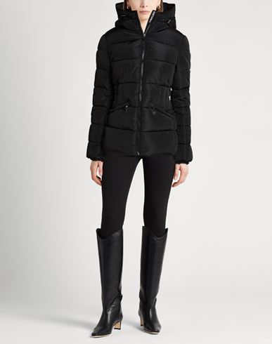 Woman Puffer Black Size L Polyester
