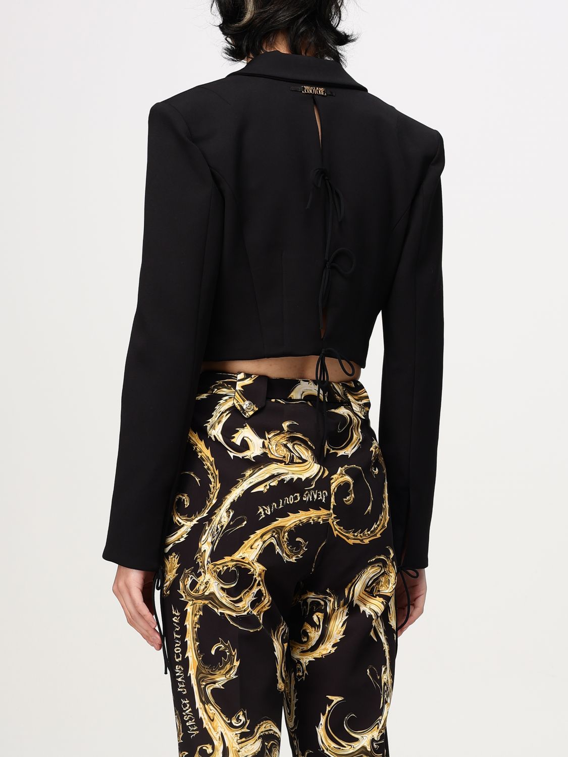 Cropped jacket - Black