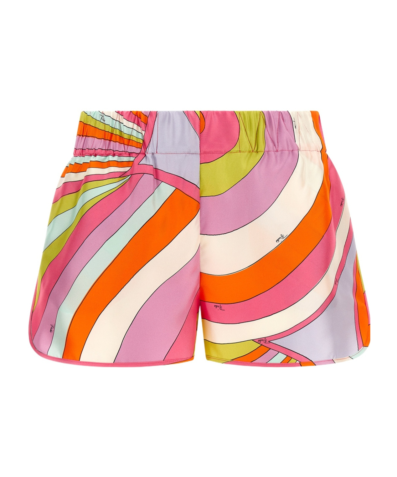 PUCCI Marmo Print Silk Twill Shorts