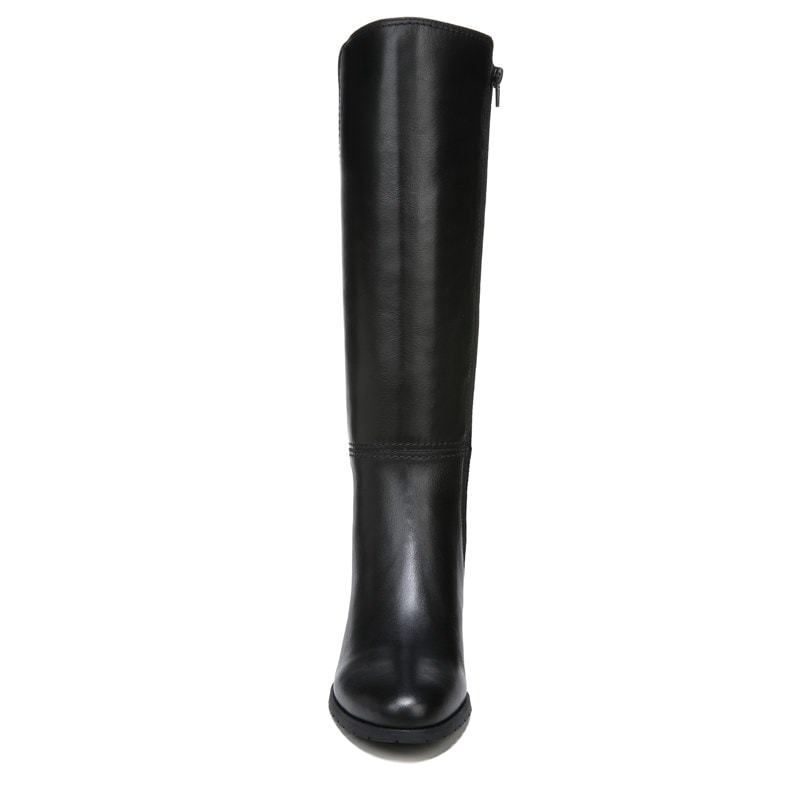 Women's Brent Weatherproof Wide Calf Knee High Boots (Black Leather)