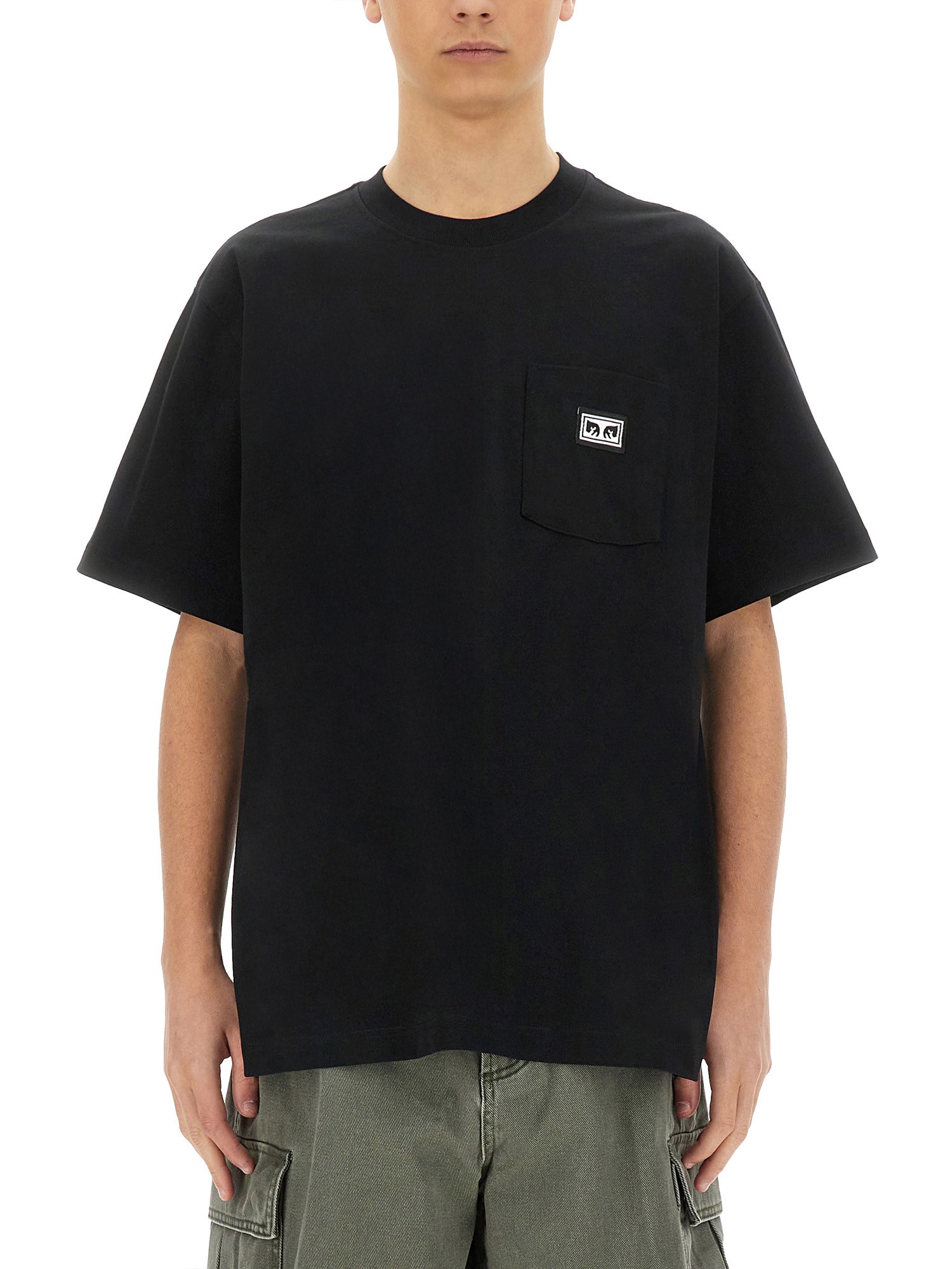 "eyes" t-shirt with pocket