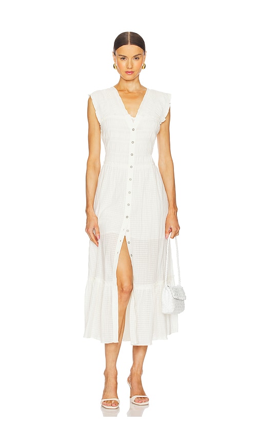 Free People MIDI-KLEID FREE PEOPLE DESERT DAZED in White. Größe XL. Also in