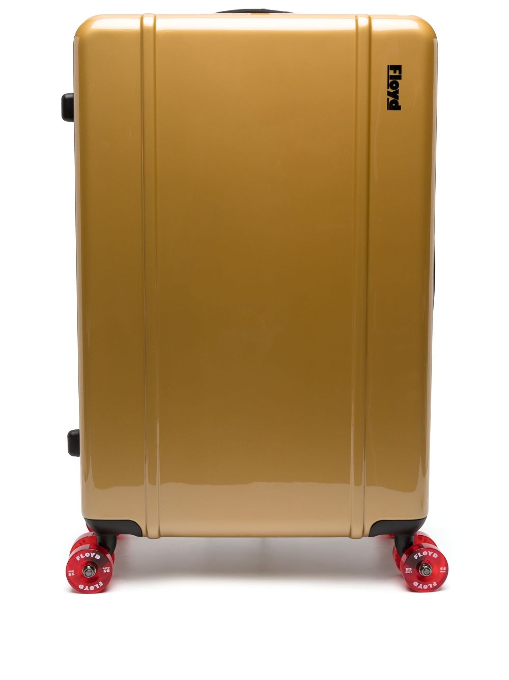 Logo-print cabin suitcase - Gold
