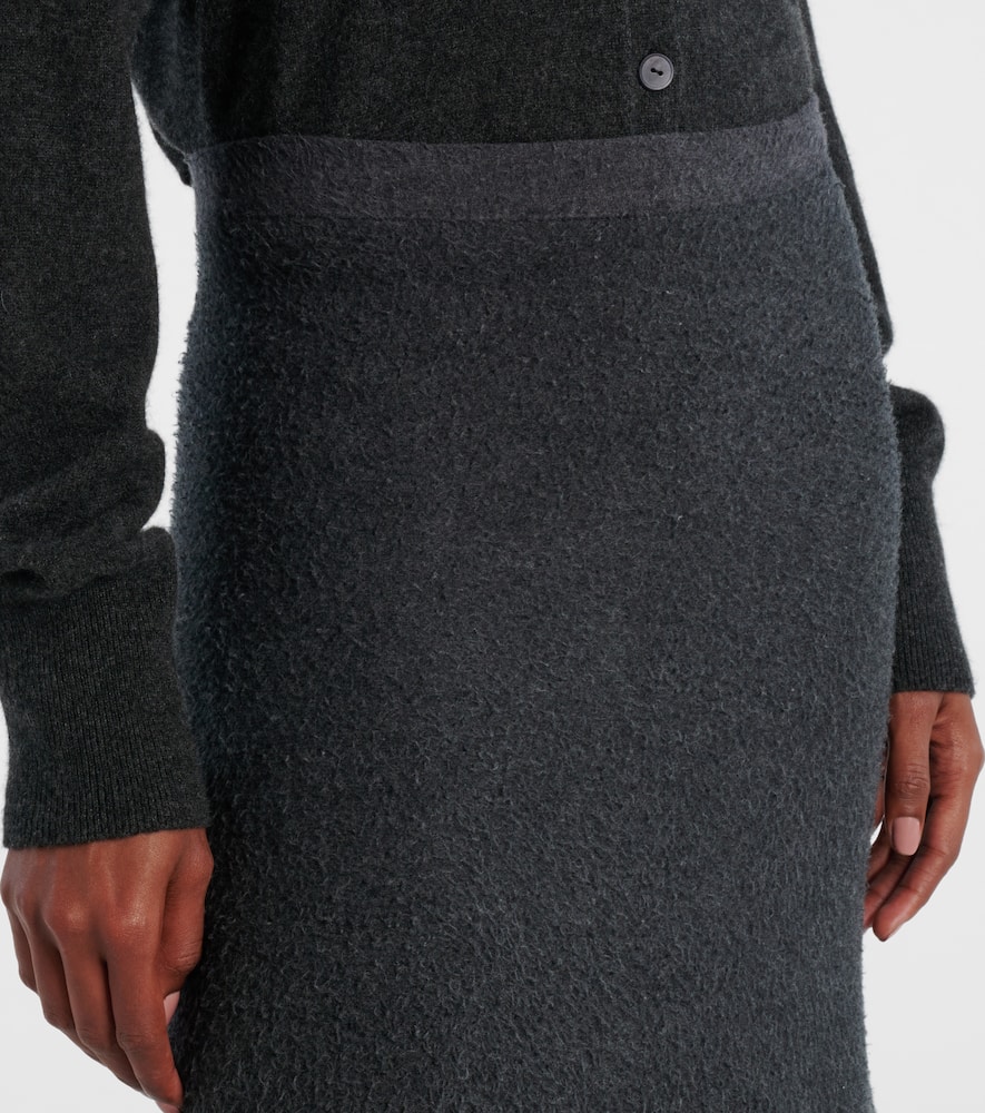 Lian cotton midi skirt