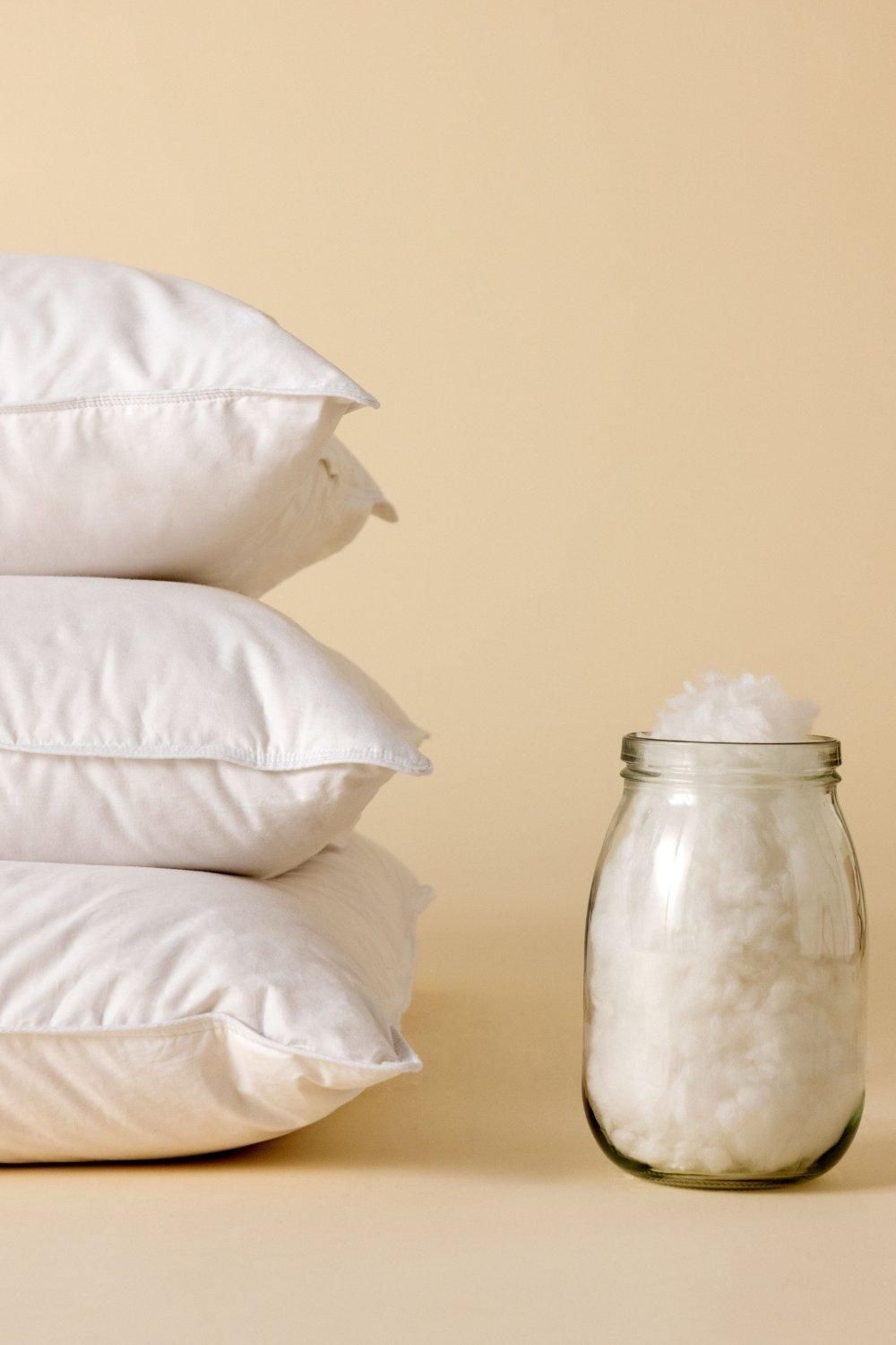 Surrey down Unisex Duck Down Surround Pillow in White