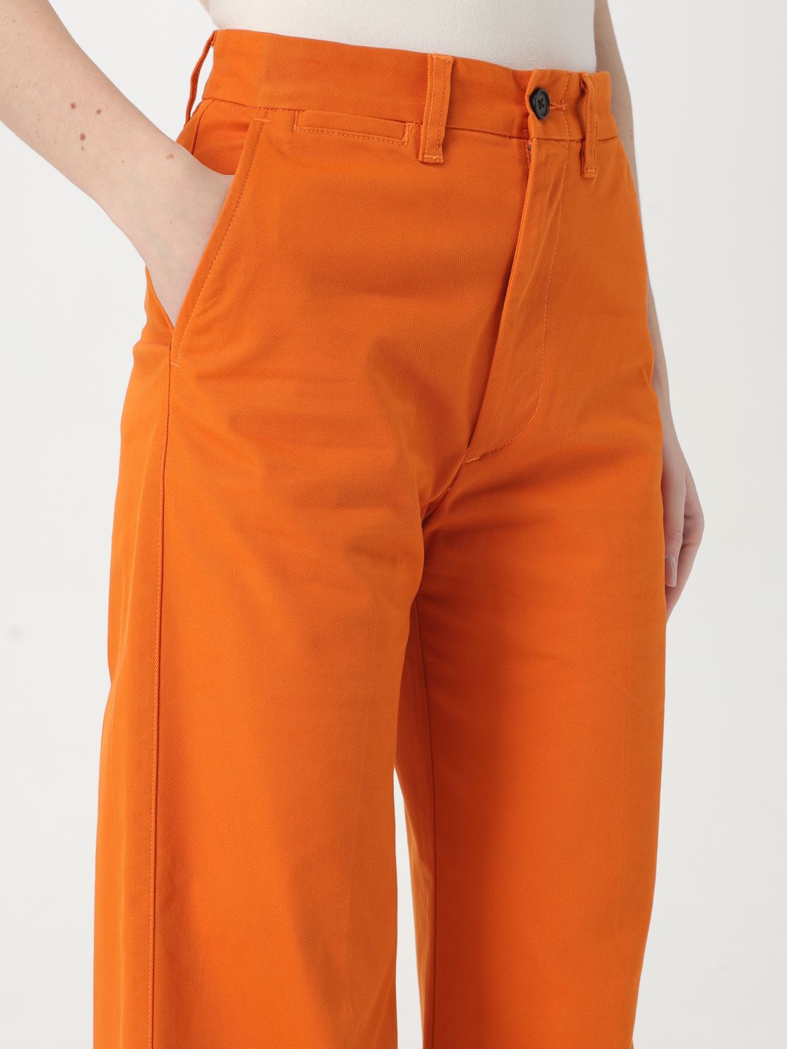 Pants POLO RALPH LAUREN Woman color Orange