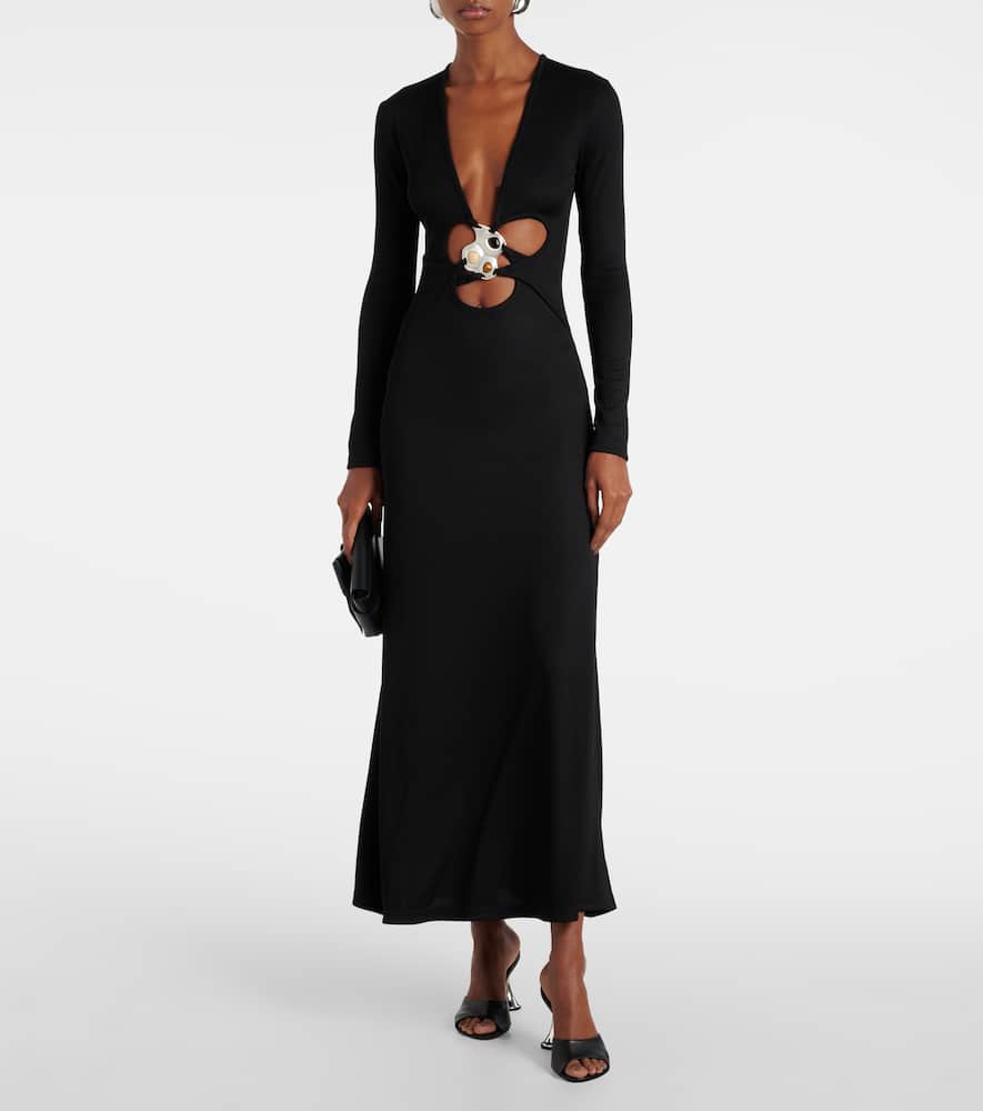 Trio Stone maxi dress
