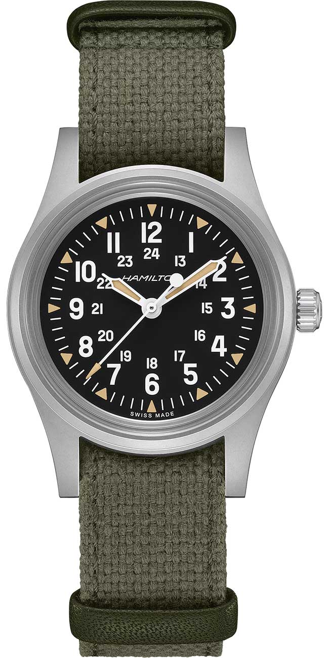 Khaki Field Mechanical Watch 36mm with Black Dial