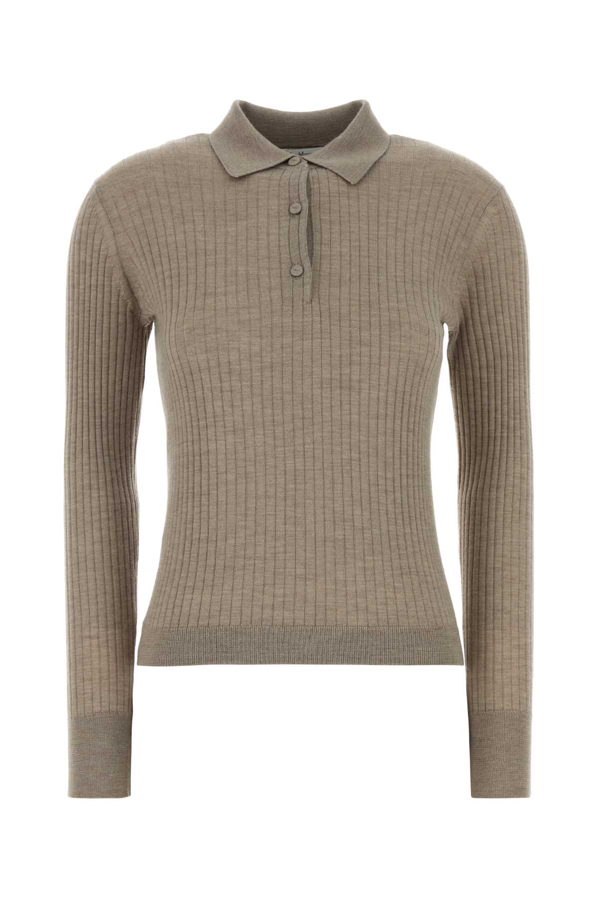 Max Mara - cashmere blend gitano long sleeve polo