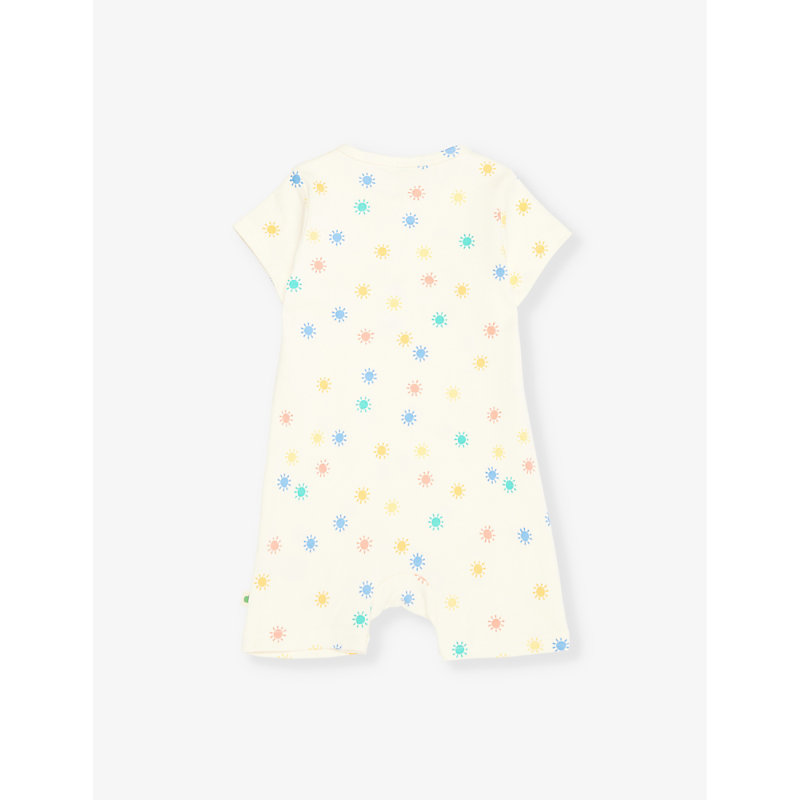 Dinky Sun-Print Cotton Romper
