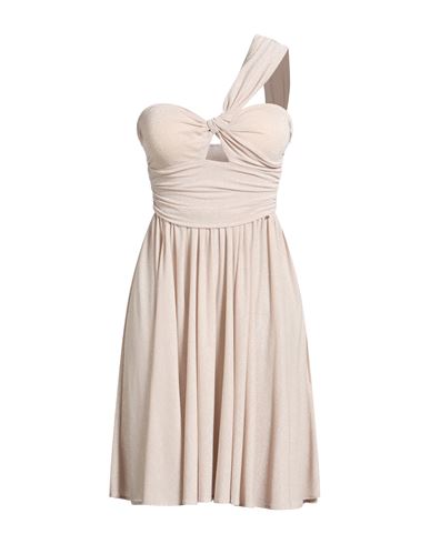 Woman Mini dress Light pink Size S Viscose, Polyamide, Metallic fiber, Elastane