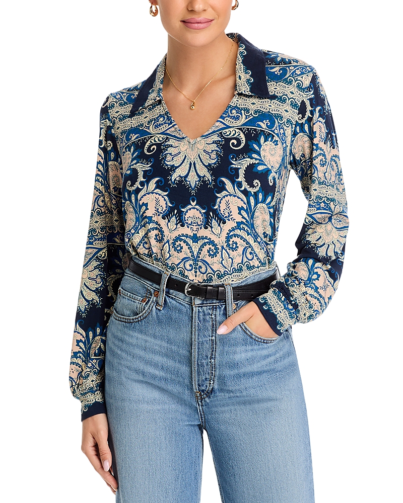 The Janie Favorite Puff Sleeved Polo Top