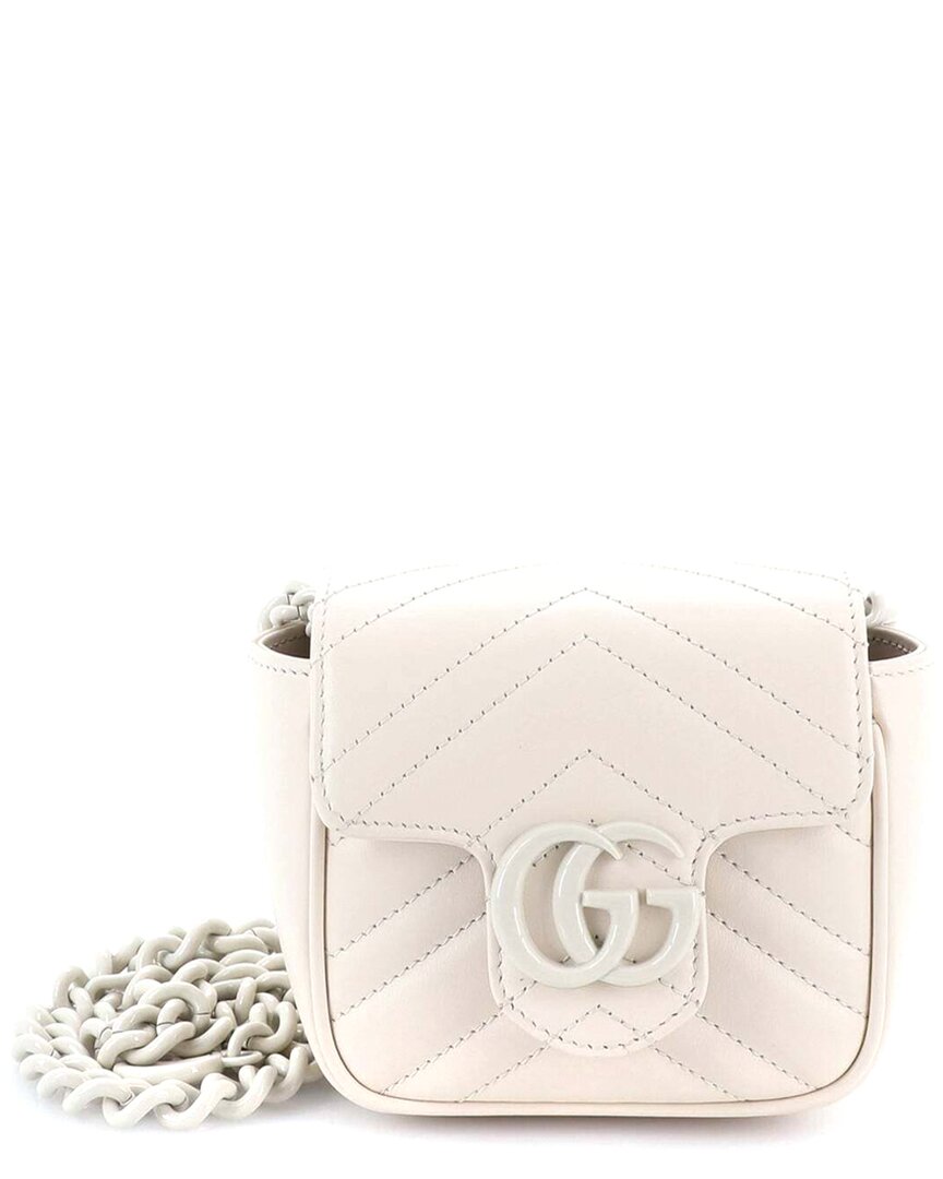 GG Marmont Flap Belt Bag Matelassé Leather Mini (Authentic Pre-Loved)