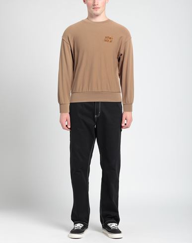 Afterlabel Man Sweatshirt Camel Size L Cotton