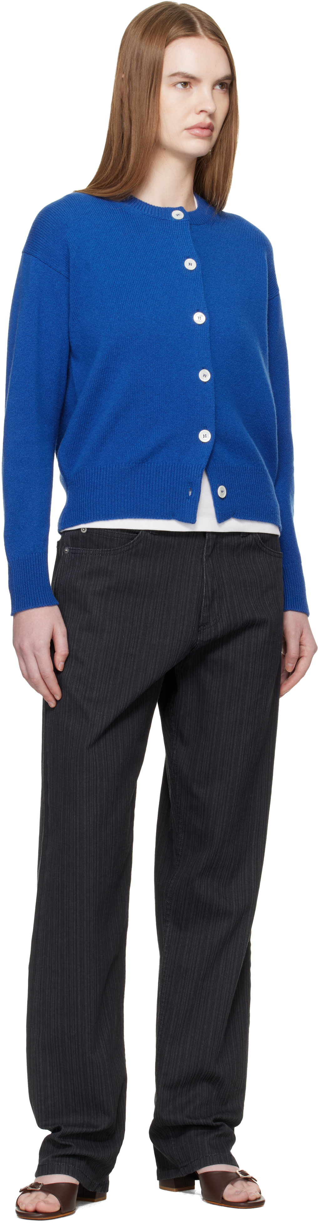 Blue Ada Crewneck Cardigan
