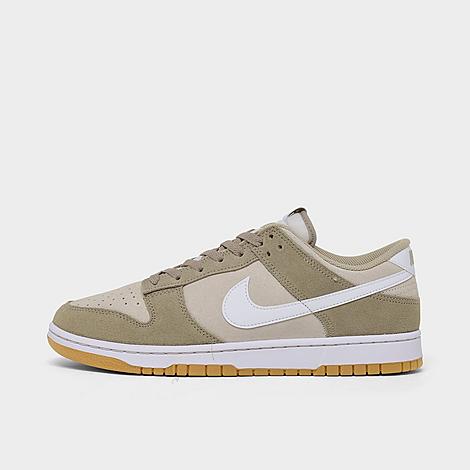 Men's Dunk Low Retro SE Casual Shoes in Pale Ivory/White/Light Orewood Brown