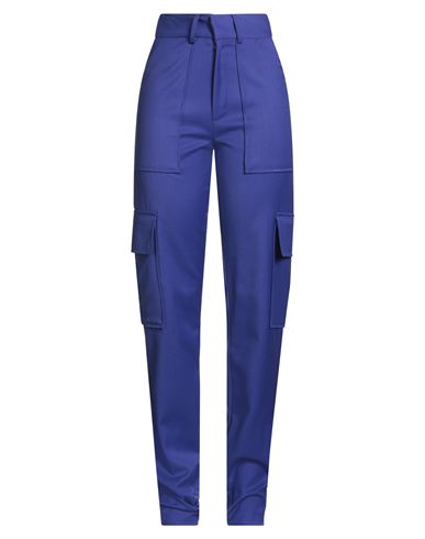 Woman Pants Purple Size 4 Polyurethane, Polyester
