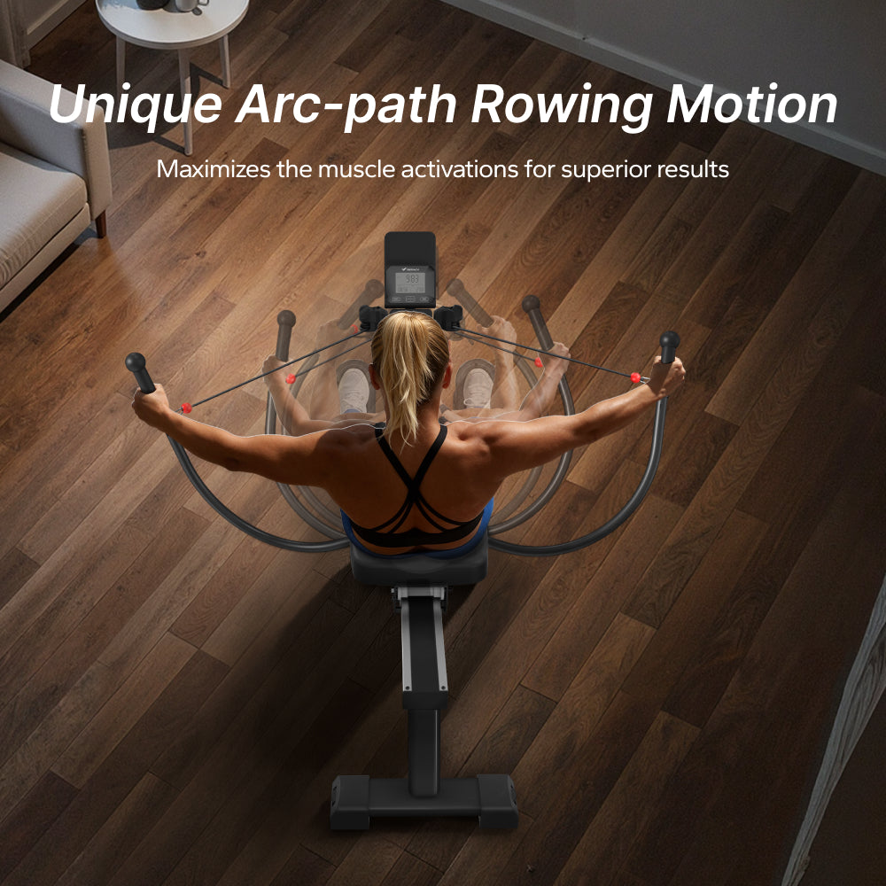 NovaRow RS3 Indoor Double-Scull Magnetic Rowing Machine for Muscle Imbalance