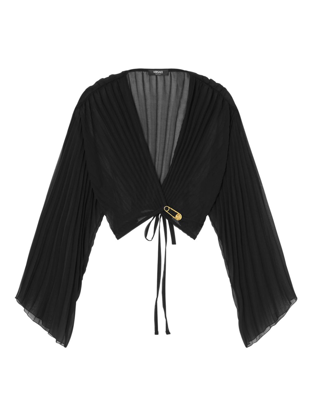 Pleated blouse - Black