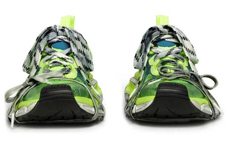 3XL Sneakers 'Fluorescent Green Mesh and Polyurethane'