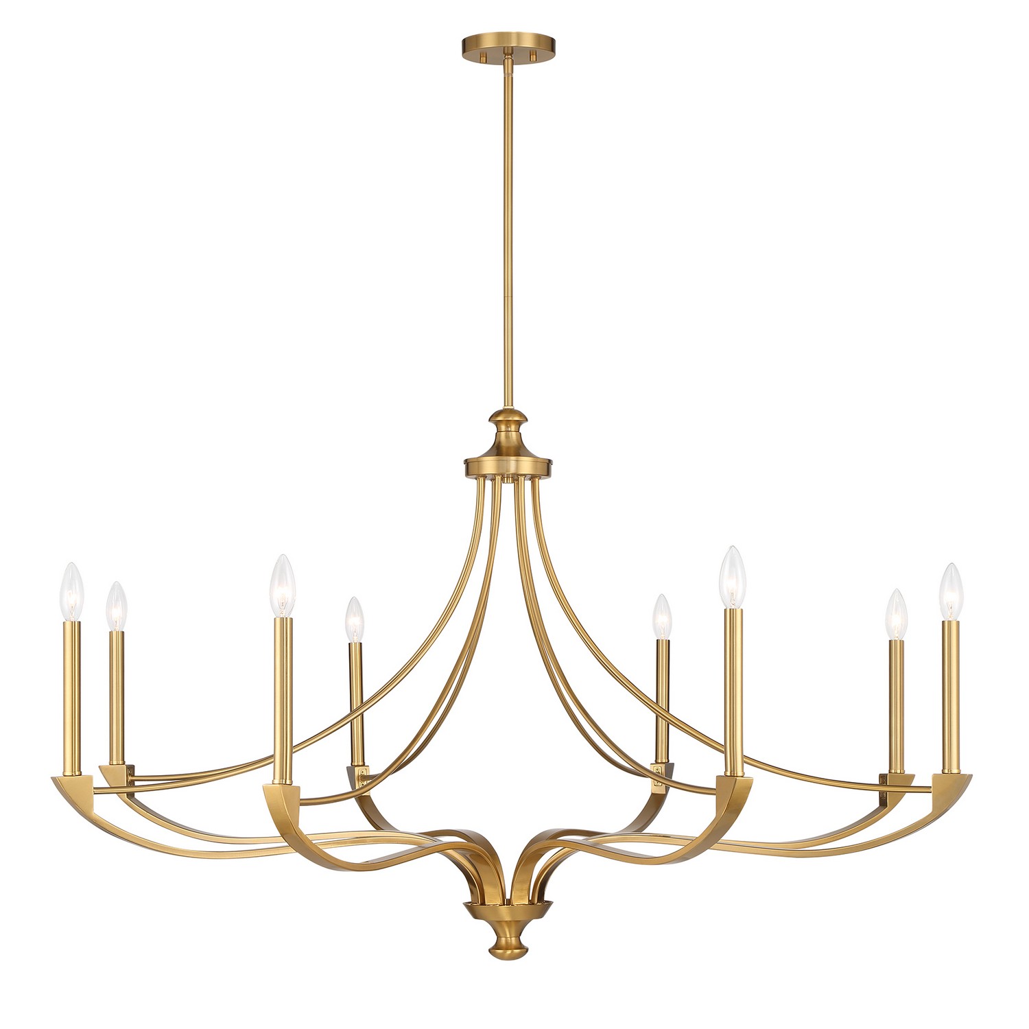Preserve 8-Light Chandelier in Warm Bra