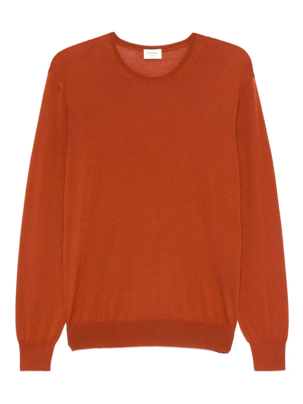 Ribbed Trim Wool Sweater for Men