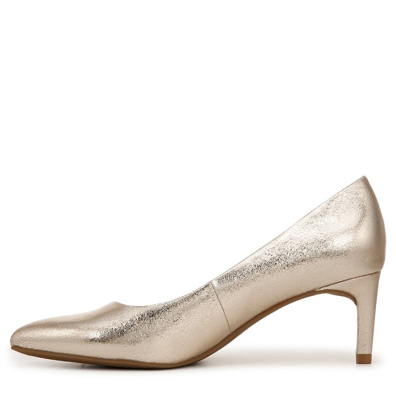 Women's Alexis Pump Shoes (Platino Gold Faux Leather)