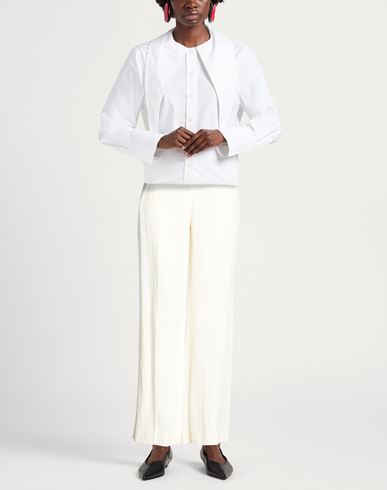 P. a.r. o.s. h. Woman Pants Ivory Size M Viscose, Linen