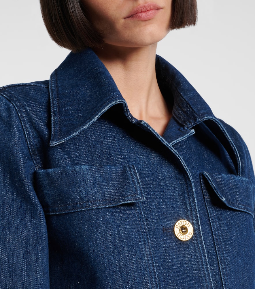 Cropped denim jacket