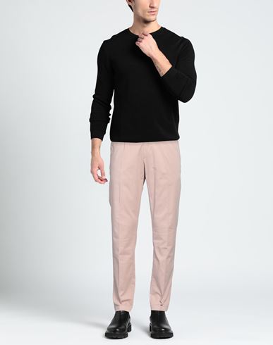 Man Pants Pink Size 34 Cotton, Silk, Elastane