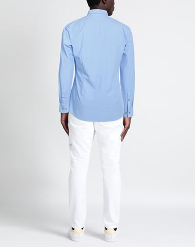 Man Shirt Sky blue Size 17 ½ Nylon, Elastane