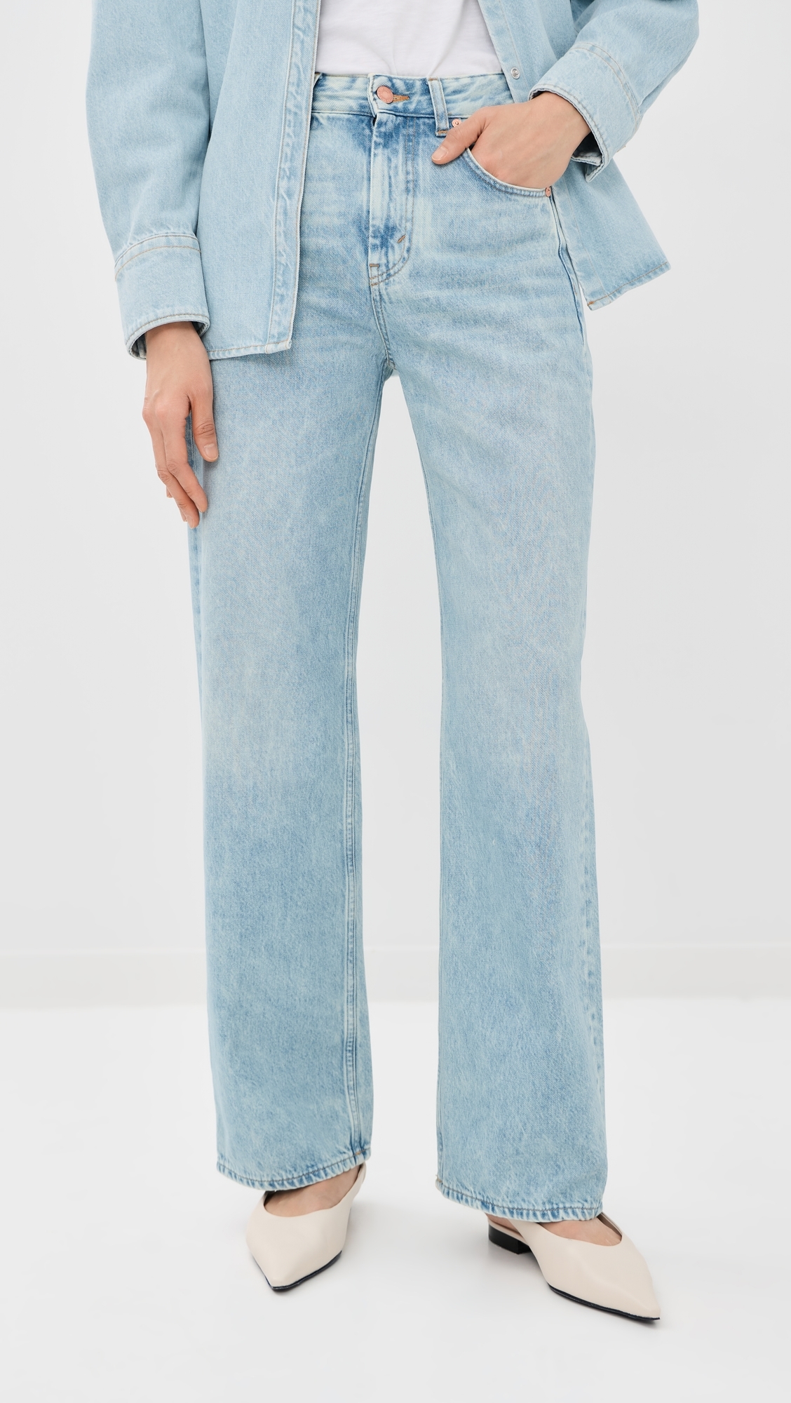 Ease Cotton Denim Jeans BRUSHED LIGHT BLUE