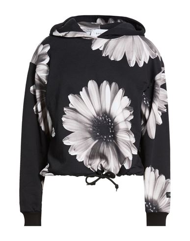 Woman Sweatshirt Black Size M Cotton