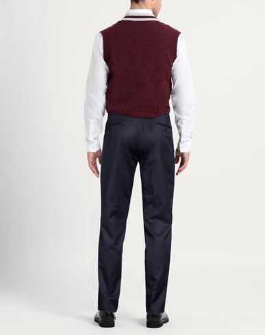 Scabal Man Pants Navy Size 34 Virgin Wool