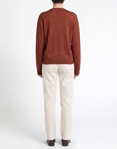 Collezione N_01 Woman Cardigan Brown Size L Merino Wool