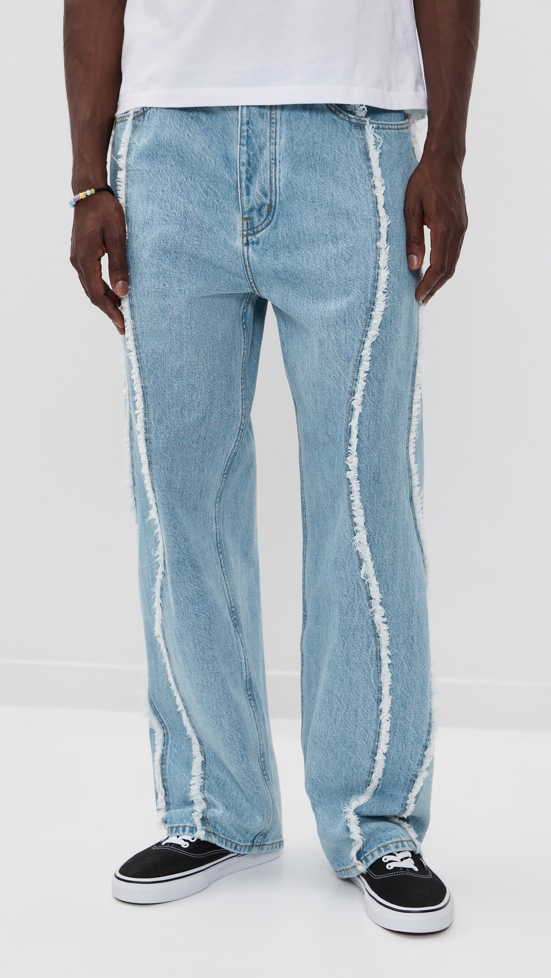 Stone Wash Ollie Denim Jeans Light Indigo Denim