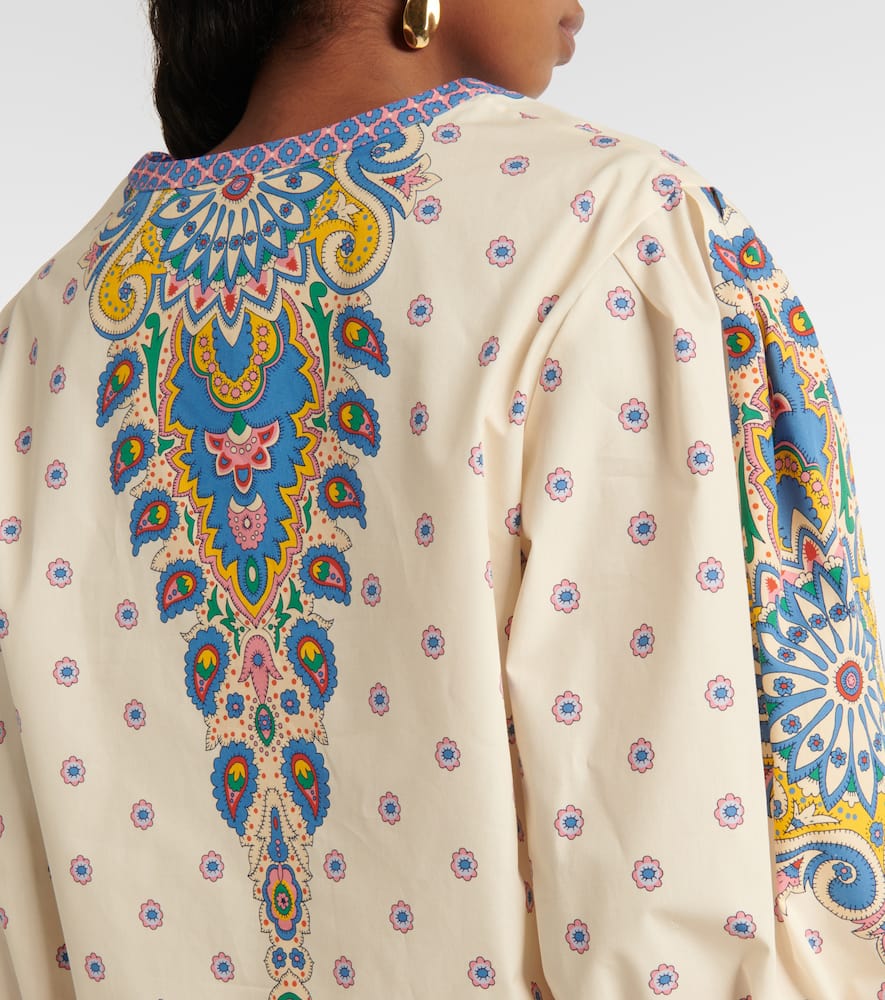 Printed cotton top