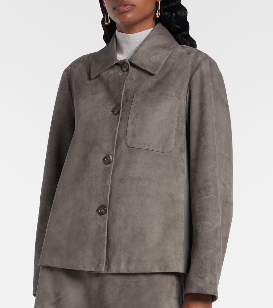 Suede overshirt