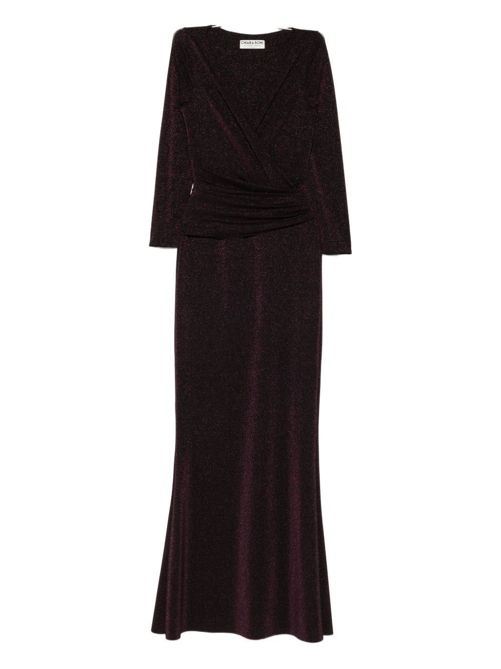 Metallic maxi dress - Purple