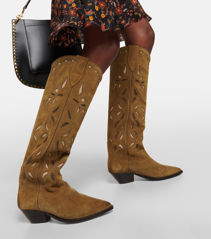 Denvee suede knee-high boots