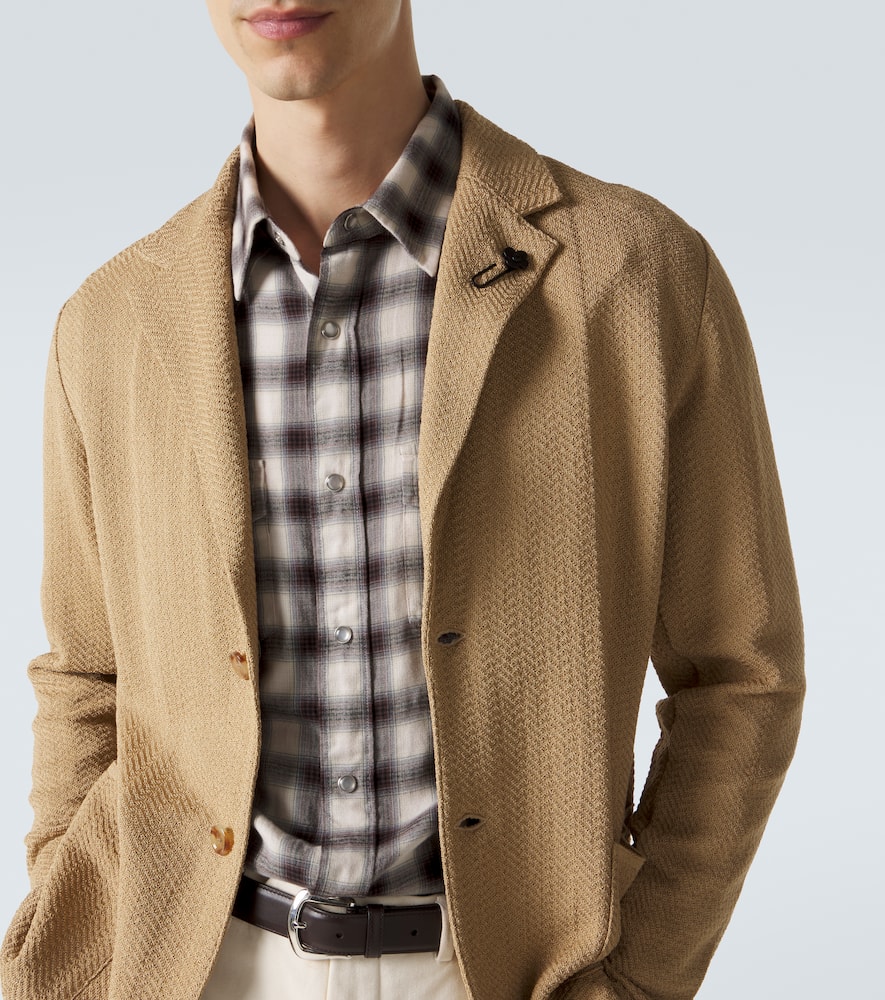 Cotton-blend blazer