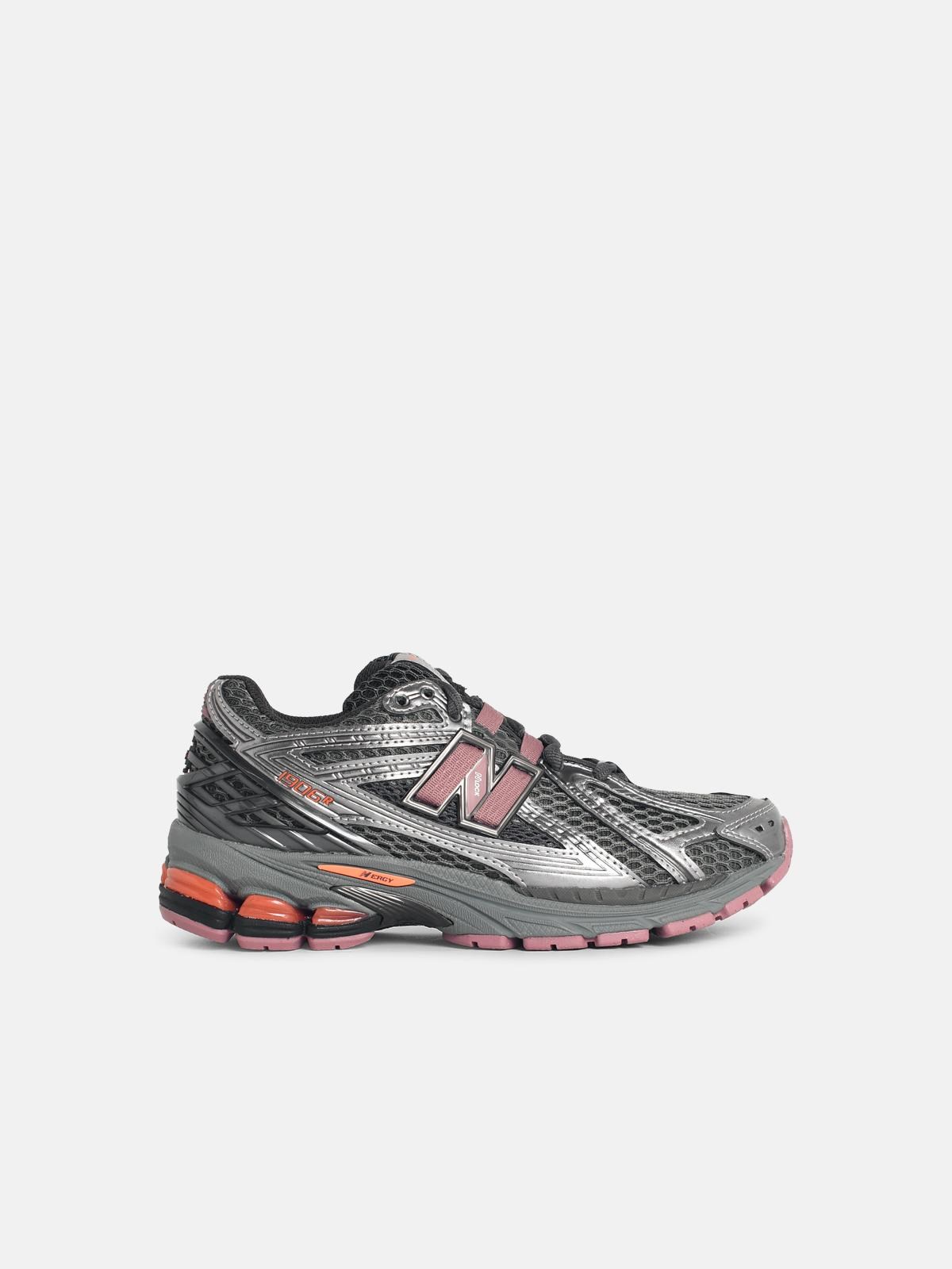 '1906' Dark Silver Technical Fabric Blend Sneakers