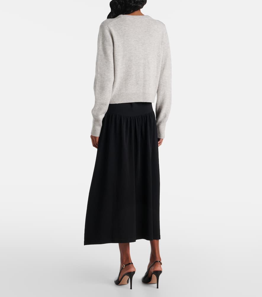 Wool and cashmere cardigan