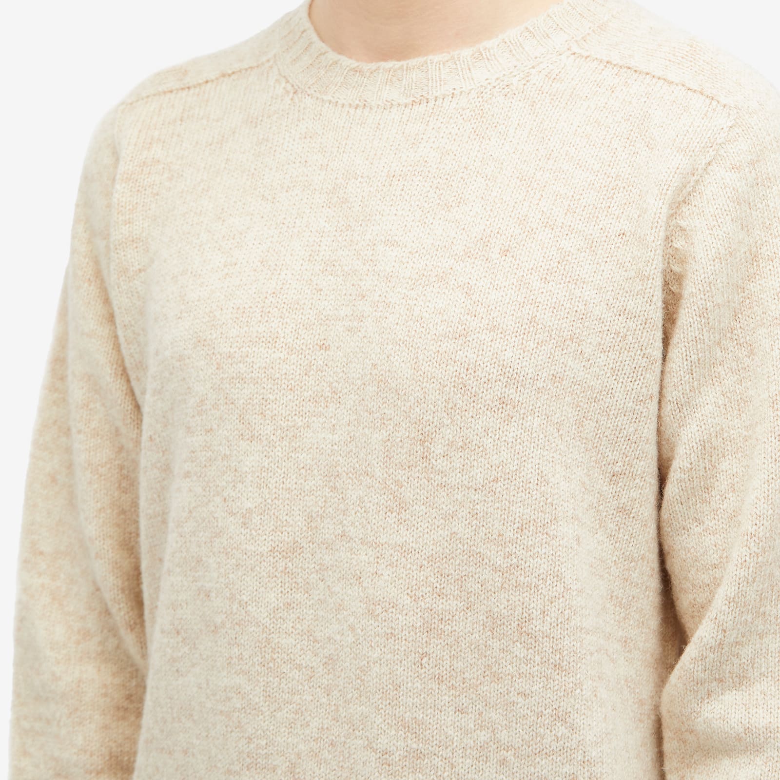 Men's Jamiesons of Shetland Crew Neck Jumper in White