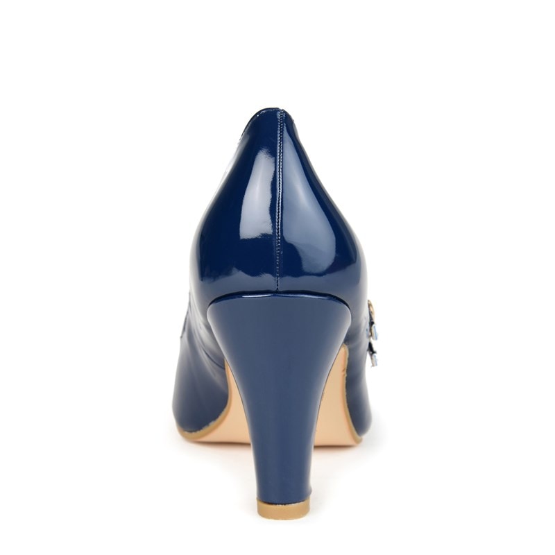 Women's Wendy Mary Jane Pump Shoes (Navy)