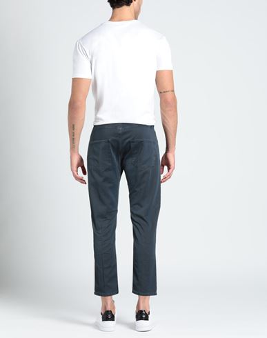Man Pants Navy Size 30 Cotton, Elastane