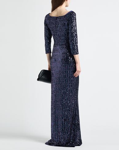Woman Maxi dress Dark purple Size 8 Polyamide, Elastane
